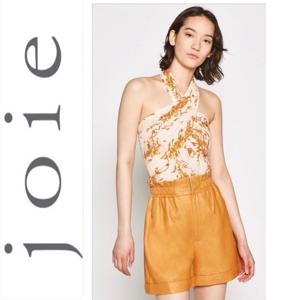 Joie Damein Silk Top - Peach Cream Size 8 NWT